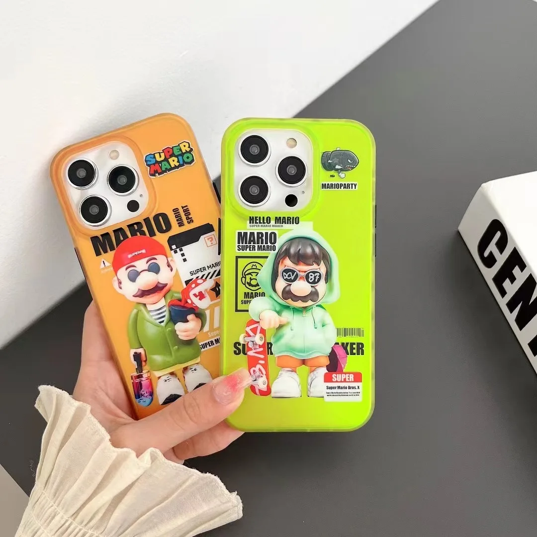 Marios cartoon laser gradient color Phone Cases For iPhone 14 13 12 11 Pro Max Back Cover
Marios cartoon laser gradient color Phone Cases For iPhone 14 13 12 11 Pro Max Back Cover