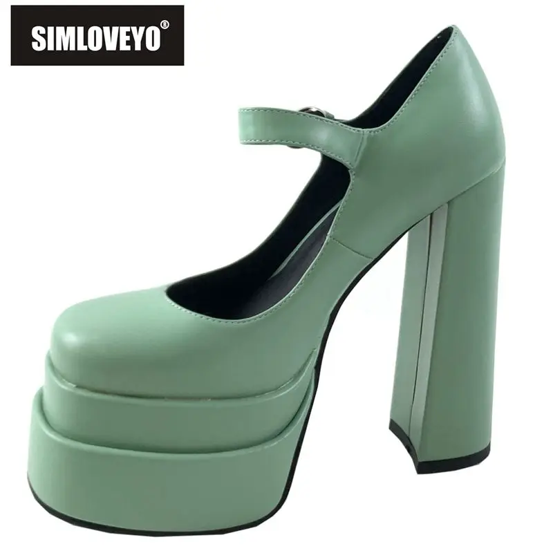SIMLOVEYO модные женские туфли-лодочки с квадратным носком 15 см Высокий блочный каблук 5,5 см платформа ремешок с пряжкой Большой размер 34-43 красн...
SIMLOVEYO модные женские туфли-лодочки с квадратным носком 15 см Высокий блочный каблук 5,5 см платформа ремешок с пряжкой Большой размер 34-43 красн...