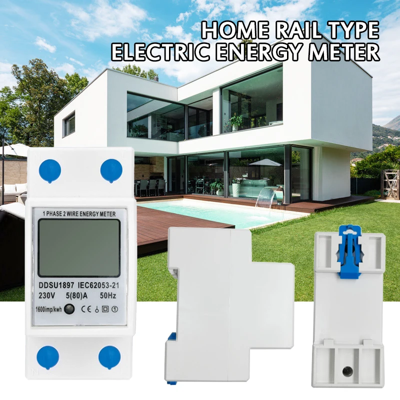 New 220V Electricity Power Energy Meter 1 Phase 2 Wire Energy Meter Energy Watt Meter Analyzer Electricity Monitor
New 220V Electricity Power Energy Meter 1 Phase 2 Wire Energy Meter Energy Watt Meter Analyzer Electricity Monitor