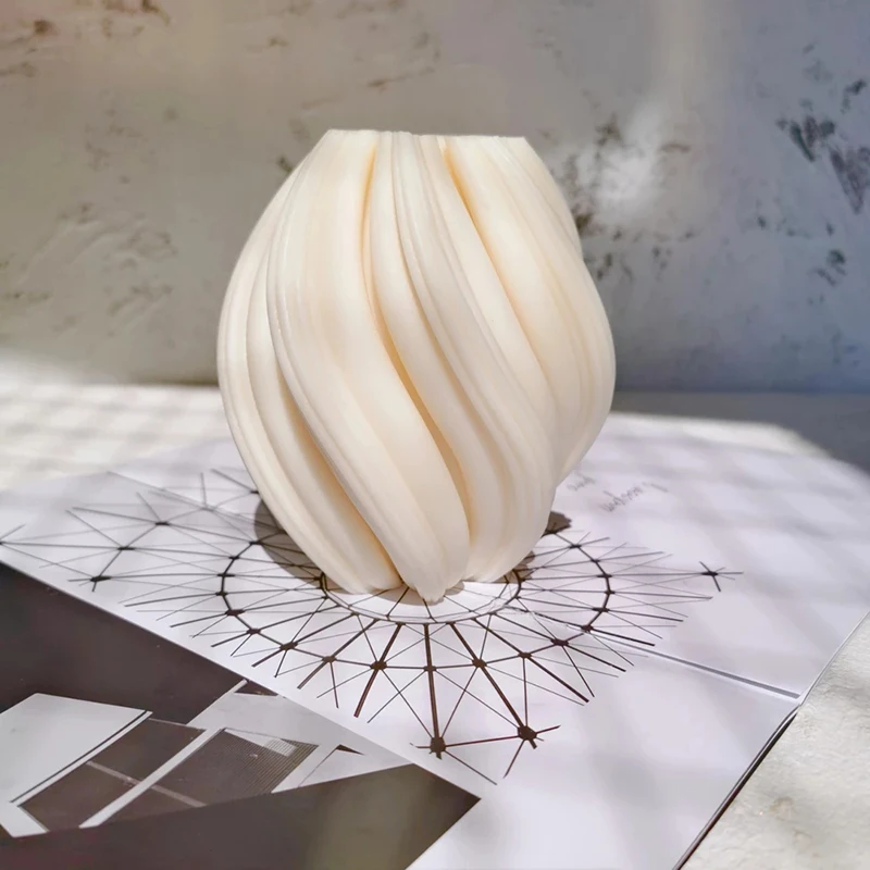 Irregular Wave Twirl Geometric Candle Molds Taper Abstract Art Decorative Wavy Stripe Pillar Modern Aroma Candles Silicone Mould
Irregular Wave Twirl Geometric Candle Molds Taper Abstract Art Decorative Wavy Stripe Pillar Modern Aroma Candles Silicone Mould
