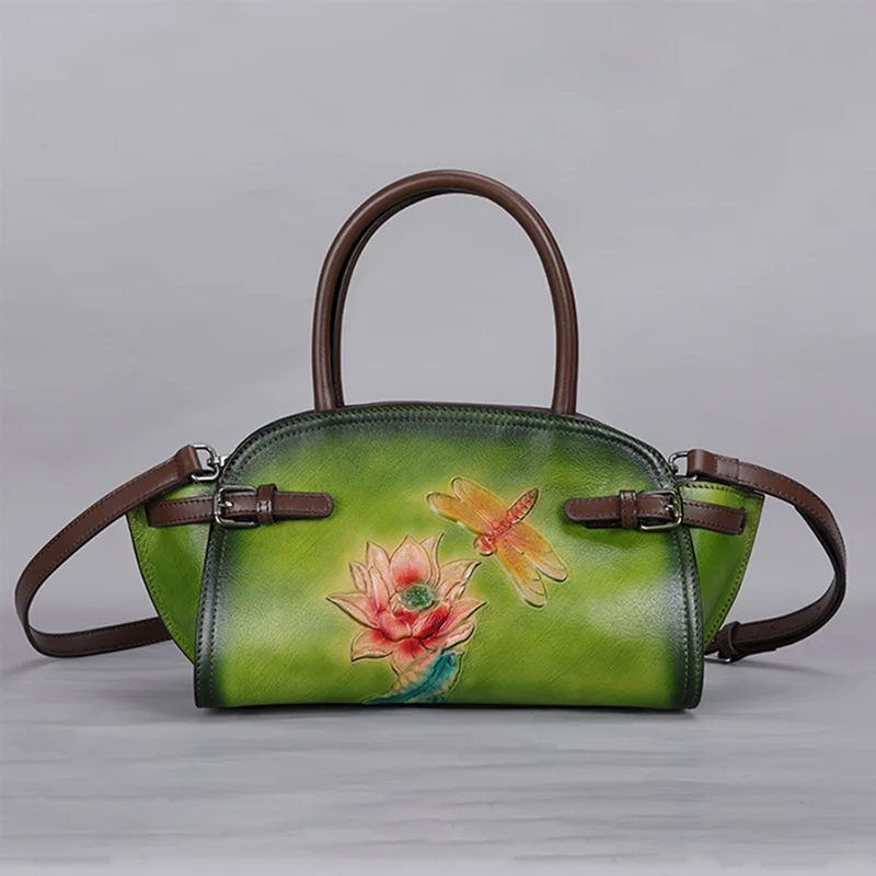 Retro Women Tote Bag 2022 Winter Shopping Genuine Leather Floral Luxury Handbag ladies Cowhide Handmade Embossed Shoulder Bags
Retro Women Tote Bag 2022 Winter Shopping Genuine Leather Floral Luxury Handbag ladies Cowhide Handmade Embossed Shoulder Bags