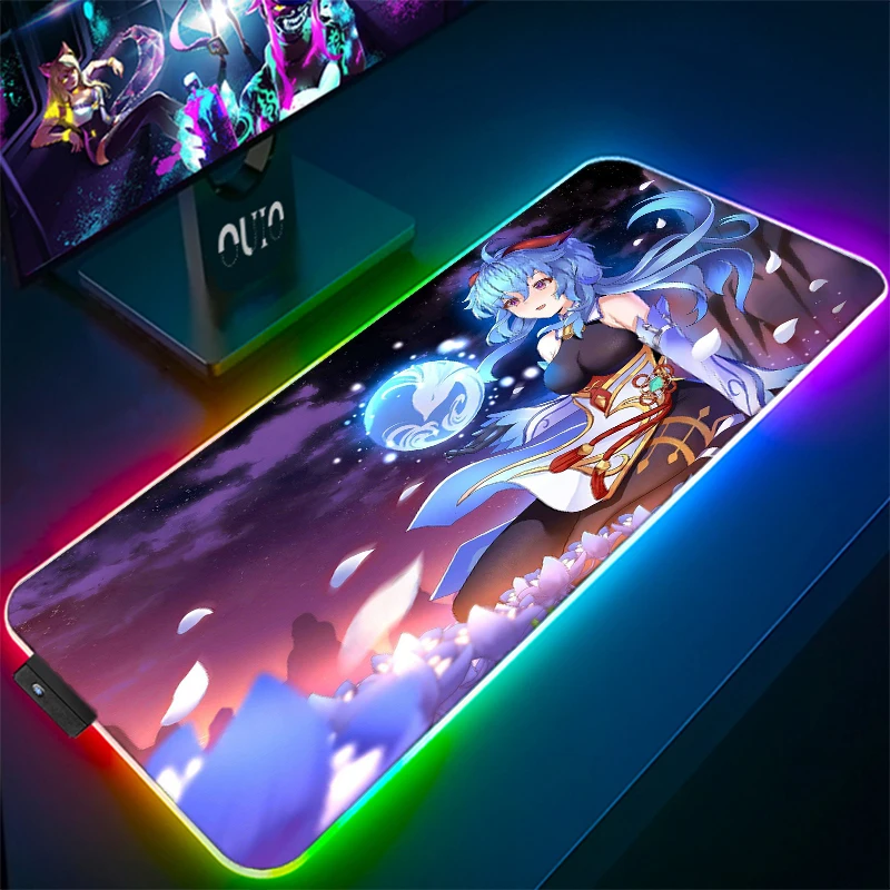 OUIO Large RGB Mouse Pad Gaming Mouse Pad LED Mouse Pad Gamer Genshin Impact Mouse Rug Mouse Pad PC Desk Pad with Backlight XXL
OUIO Large RGB Mouse Pad Gaming Mouse Pad LED Mouse Pad Gamer Genshin Impact Mouse Rug Mouse Pad PC Desk Pad with Backlight XXL