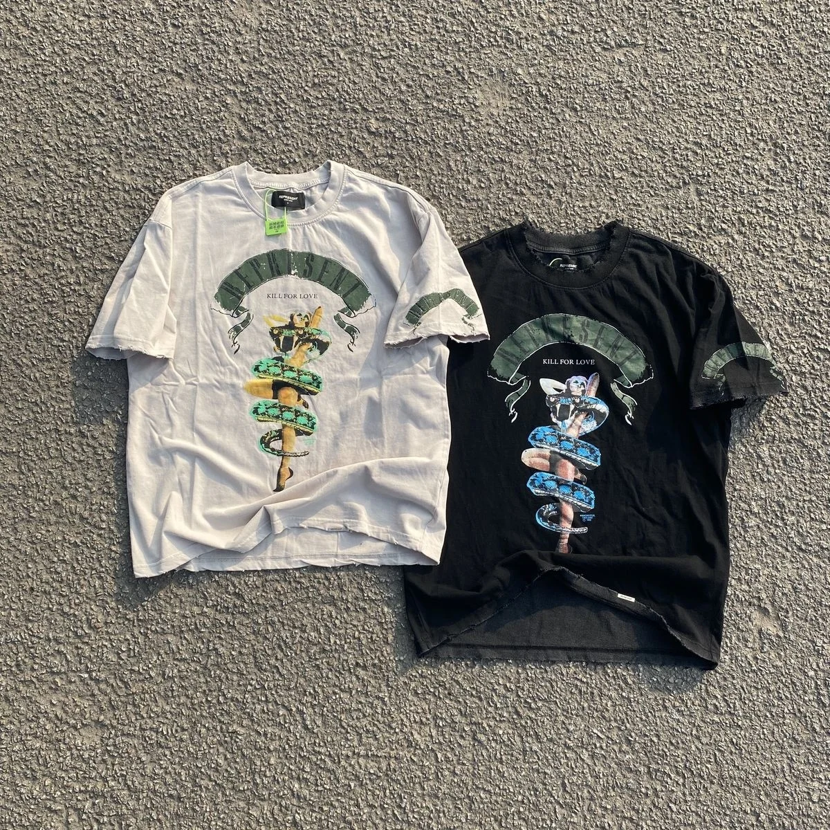 Винтажная летняя свободная футболка с коротким рукавом и принтом питона
Винтажная летняя свободная футболка с коротким рукавом и принтом питона