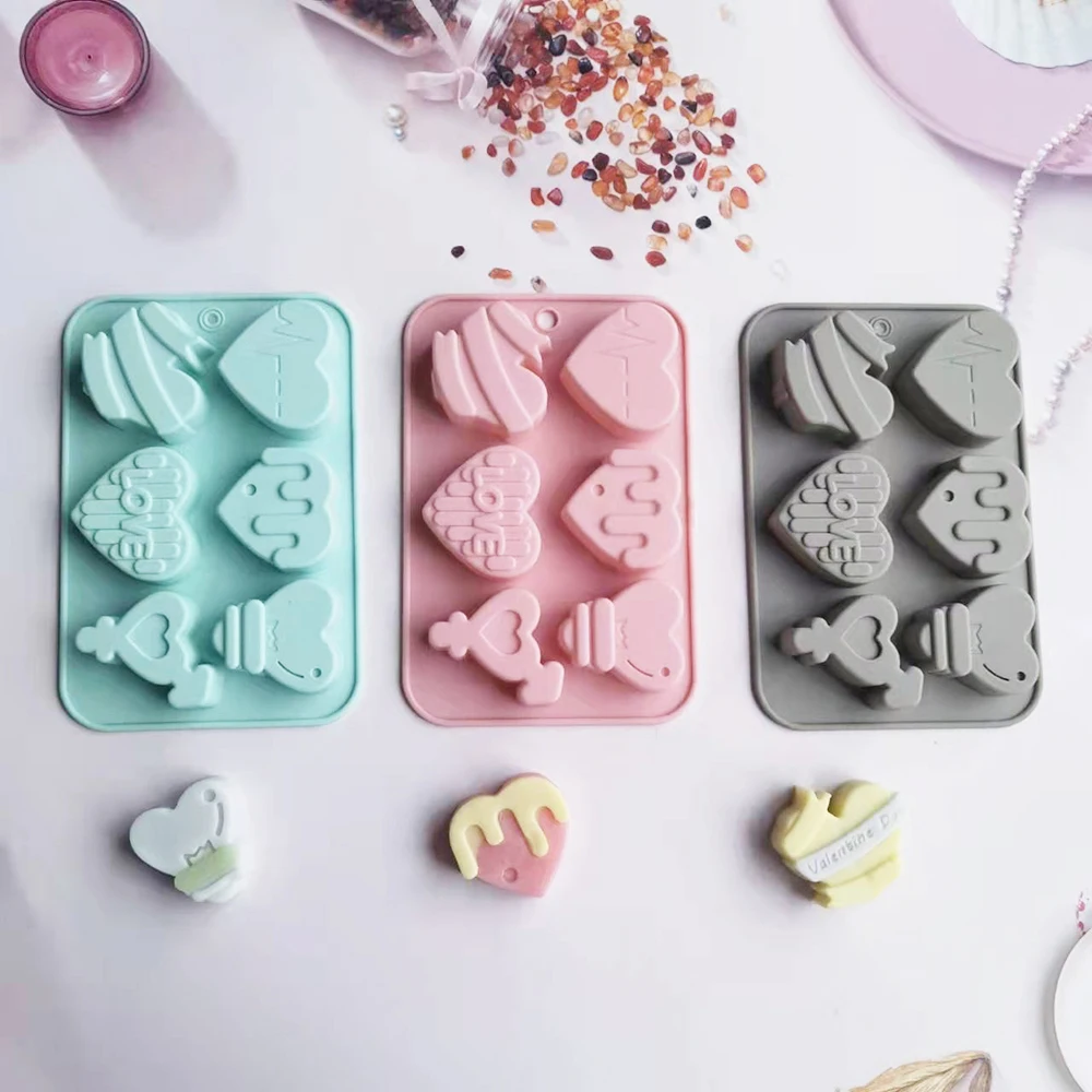Angel Love Heart Shaped Silicone Chocolate Mold Cake Baking Tools Handmade Soap Candle Mould Valentine's Day Decorative Gift
Angel Love Heart Shaped Silicone Chocolate Mold Cake Baking Tools Handmade Soap Candle Mould Valentine's Day Decorative Gift