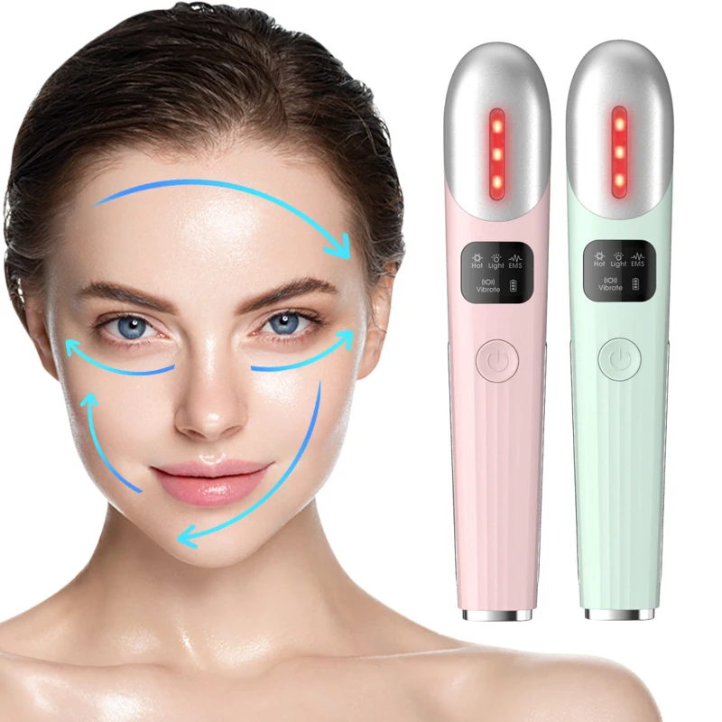 Red Light Therapy Vibration Eye Massage Instrument Hot Compress Anti Dark Circles Reduce Wrinkles Eye Beauty Devices Vibrators
Red Light Therapy Vibration Eye Massage Instrument Hot Compress Anti Dark Circles Reduce Wrinkles Eye Beauty Devices Vibrators