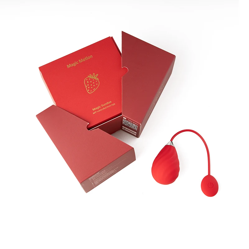 Виброяйцо Magic Motion Sundae, красное 861140 - Magic Motion - Вибрирующие яйца - Купить