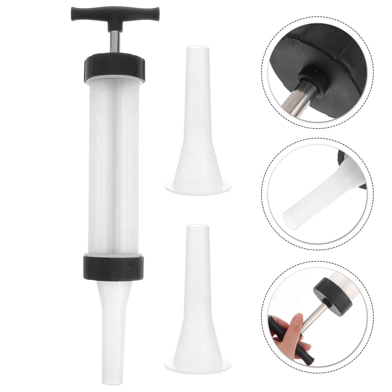 1 Set Sausage Filling Tool Sausage Stuffer Funnel Sausage Stuffer Manual Grinder Stuffer Sausage Filler
1 Set Sausage Filling Tool Sausage Stuffer Funnel Sausage Stuffer Manual Grinder Stuffer Sausage Filler