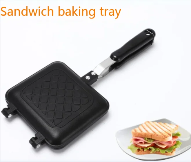 Grill Frying Pan Gas Non-Stick Sandwich Maker Iron Bread Toast Breakfast Machine Waffle Pancake Baking Barbecue Oven Mold Mould
Grill Frying Pan Gas Non-Stick Sandwich Maker Iron Bread Toast Breakfast Machine Waffle Pancake Baking Barbecue Oven Mold Mould