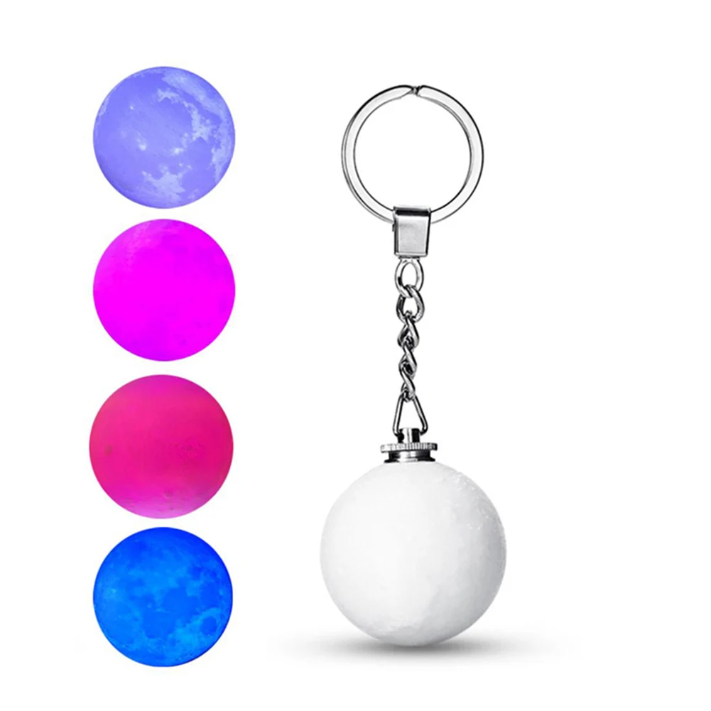 Portable Keychain Decorative Night Lamp 3D Print Moon Shape Light Creative Gifts 
Portable Keychain Decorative Night Lamp 3D Print Moon Shape Light Creative Gifts