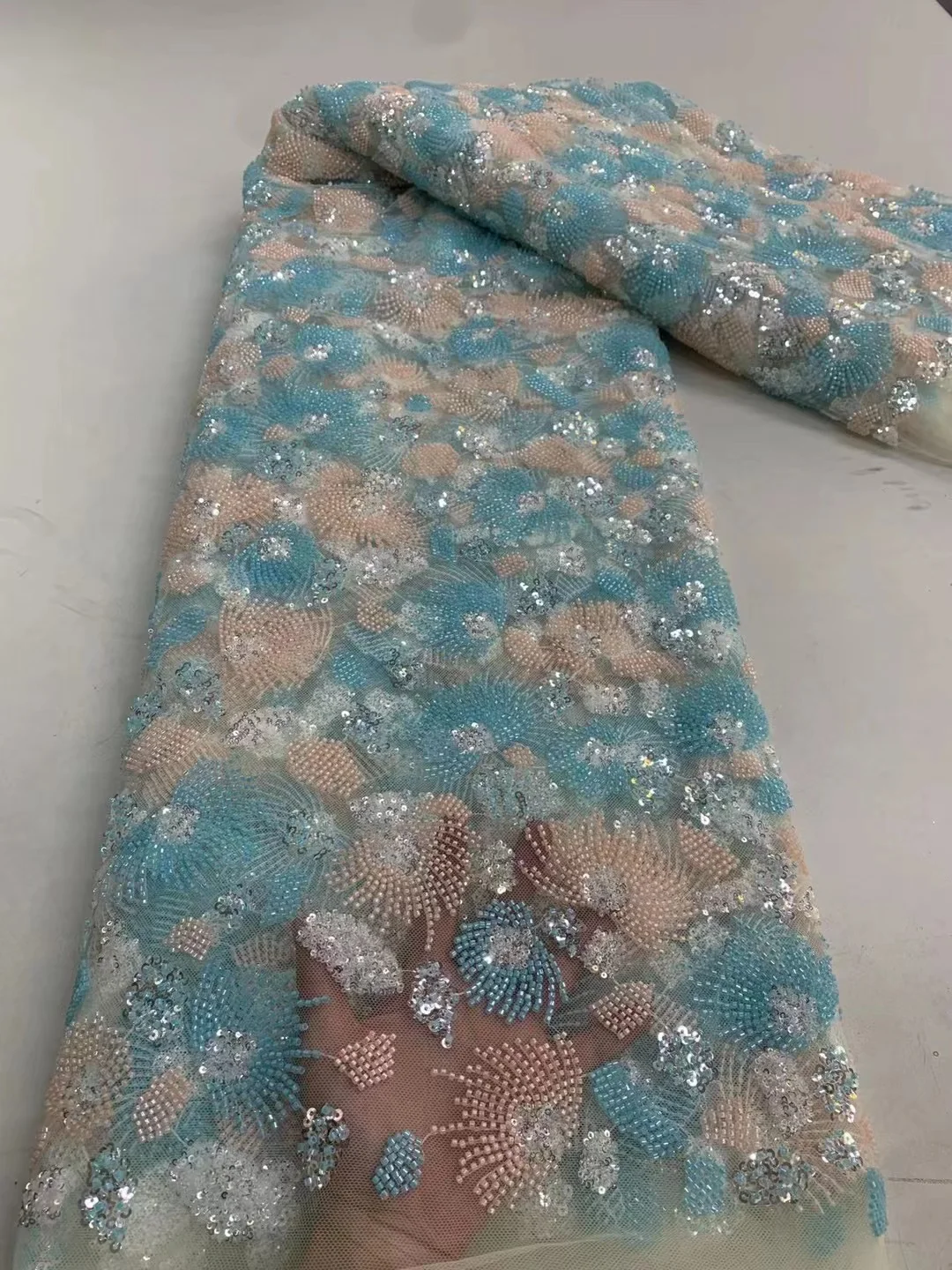 African Lace Fabric New Arrival 2023 high Quality Sequin Beaded Fabric Nigeria Embroidery Lace Fabric For Party Dress QF0471
African Lace Fabric New Arrival 2023 high Quality Sequin Beaded Fabric Nigeria Embroidery Lace Fabric For Party Dress QF0471