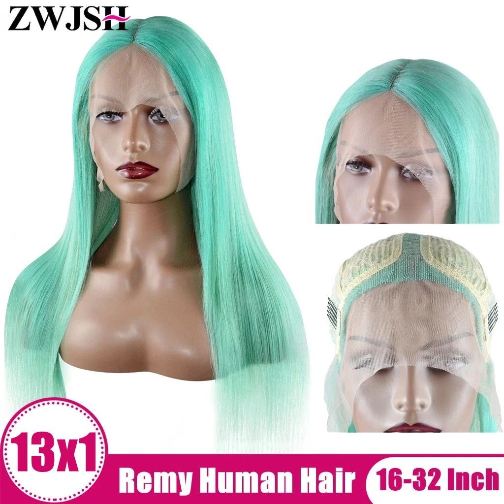 Straight Remy Brazilian Human Hair 13x1 HD T Lace Part Wig for Women Light Blue Color Cosplay ZWJSH
Straight Remy Brazilian Human Hair 13x1 HD T Lace Part Wig for Women Light Blue Color Cosplay ZWJSH