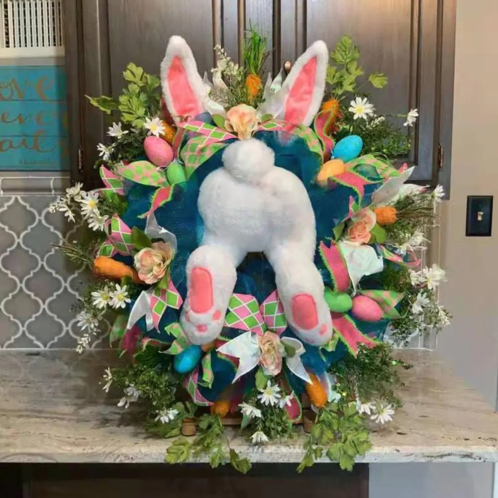 Easter Rabbit Garlands Front Door Oranment Wall Decorations Wreath Easter Party Easter Butt Decoration Thief Bunny Happy O5S5
Easter Rabbit Garlands Front Door Oranment Wall Decorations Wreath Easter Party Easter Butt Decoration Thief Bunny Happy O5S5