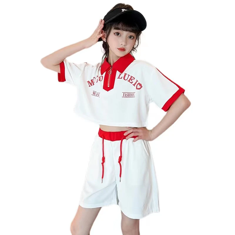 Рубашка-поло и шорты для девочек, из чистого хлопка, на возраст 5-14 лет
Рубашка-поло и шорты для девочек, из чистого хлопка, на возраст 5-14 лет