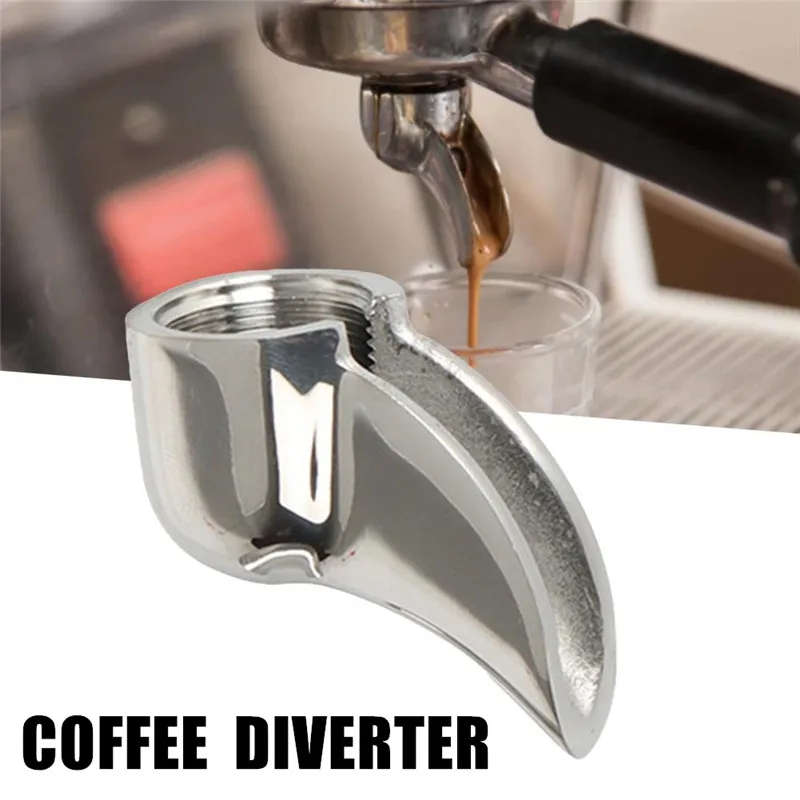 58mm Coffee Diverter Stainless Steel Coffee Machine Diverter Nozzle for Expobar E61 rust-proof Kitchen Cafe Bar Accessories
58mm Coffee Diverter Stainless Steel Coffee Machine Diverter Nozzle for Expobar E61 rust-proof Kitchen Cafe Bar Accessories