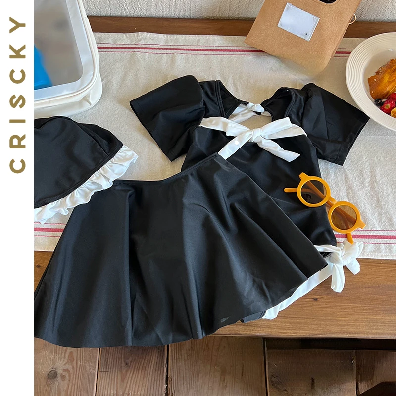 Fashion Girls Swimsuit for Kids Swimwear Short Sleeve Bow Kids Sets 2023 New Summer Children Swimwear Kids Beach Wear
Fashion Girls Swimsuit for Kids Swimwear Short Sleeve Bow Kids Sets 2023 New Summer Children Swimwear Kids Beach Wear