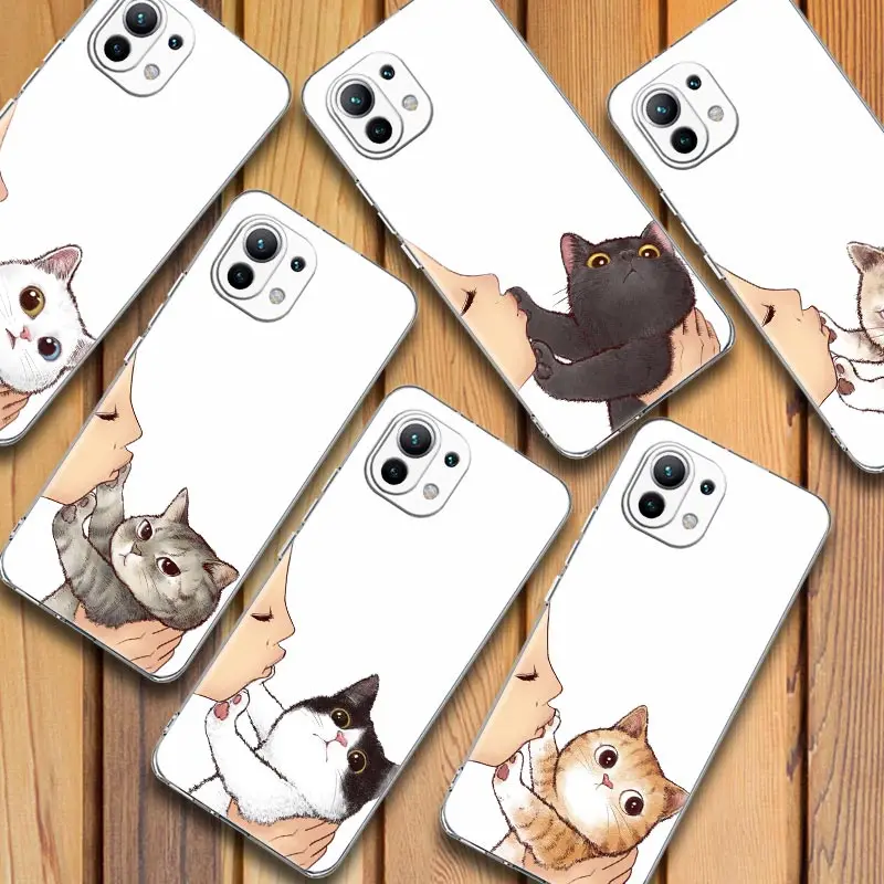 Cute Cat Don't kiss me Clear Cases For Xiaomi Mi 11 10 9 Lite T 12 13 Note 10 Back Cover Poco M3 F3 X3 M4 Pro M5 Case
Cute Cat Don't kiss me Clear Cases For Xiaomi Mi 11 10 9 Lite T 12 13 Note 10 Back Cover Poco M3 F3 X3 M4 Pro M5 Case