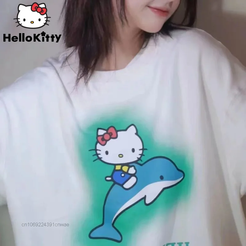 Sanrio Hello Kitty Kawaii Cartoon Print Sweater Y2k Korean Version Loose Casual Long Sleeve Shirt Women Aesthetic Anime Top Girl
Sanrio Hello Kitty Kawaii Cartoon Print Sweater Y2k Korean Version Loose Casual Long Sleeve Shirt Women Aesthetic Anime Top Girl