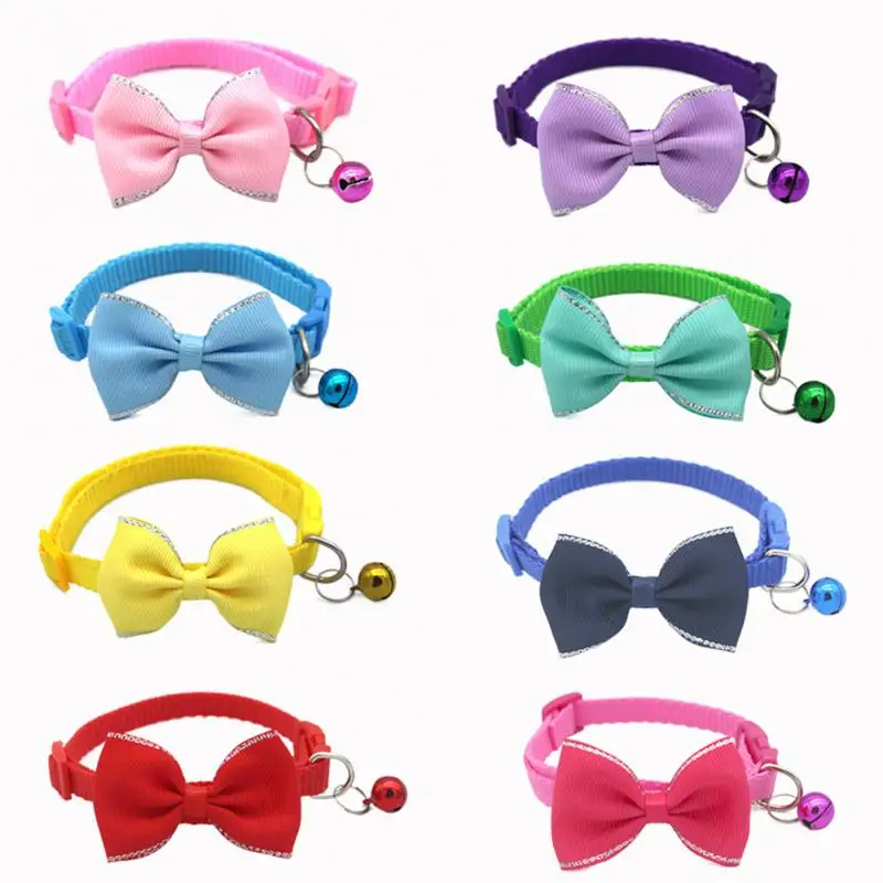 New Adjustable Fashion Pet Dog Collar Bow Colorful Pattern Cute Bell Collars For Dog Cats Puppy DIY Pet Accessories
New Adjustable Fashion Pet Dog Collar Bow Colorful Pattern Cute Bell Collars For Dog Cats Puppy DIY Pet Accessories