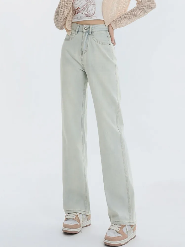 ZHISILAO New High Waist Straight Jeans Women Vintage Classic Denim Pants Streetwear Blue Jeans 
ZHISILAO New High Waist Straight Jeans Women Vintage Classic Denim Pants Streetwear Blue Jeans