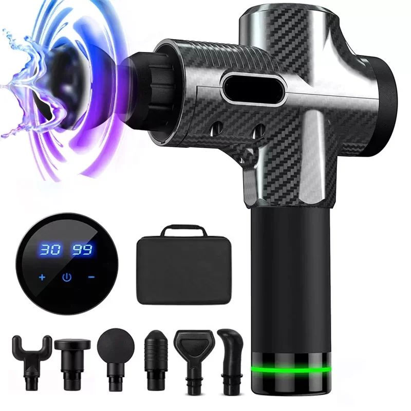Massage Gun Body Tissue Muscle Massager Gun 30 Speed Gear Massager Deep Fascia Gun
Massage Gun Body Tissue Muscle Massager Gun 30 Speed Gear Massager Deep Fascia Gun