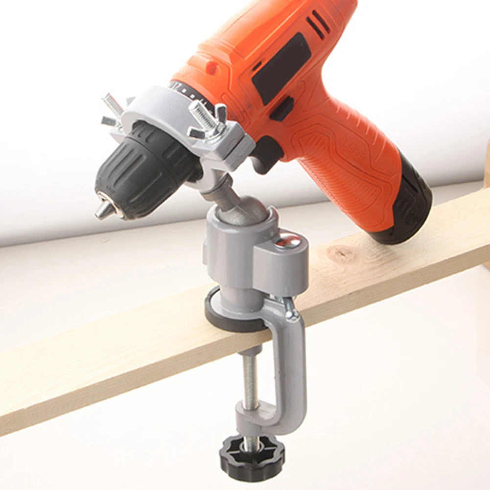 360 Degree Rotating Table Vise Multifunctional Aluminium Alloy Swivel Bench Clamp Electric Drill Stand for Drill Grinder Tool
360 Degree Rotating Table Vise Multifunctional Aluminium Alloy Swivel Bench Clamp Electric Drill Stand for Drill Grinder Tool