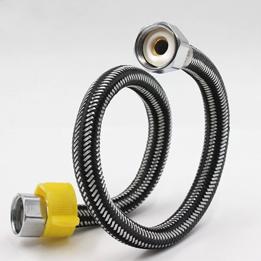 1/2" Plumbing Sink Double-Headed Shower Stainless Steel Bathroom Toilet Corrugated Basin Water Heater Hose Pipes
1/2" Plumbing Sink Double-Headed Shower Stainless Steel Bathroom Toilet Corrugated Basin Water Heater Hose Pipes