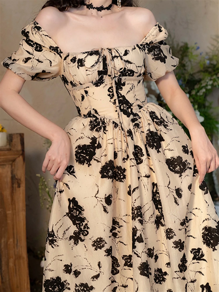 Mesh Lace Print Elegant Woman Dresses Women Floral Dress Vintage Short Sleeve Boho Embroidery Sexy A-Line Summer Party 2022 Robe
Mesh Lace Print Elegant Woman Dresses Women Floral Dress Vintage Short Sleeve Boho Embroidery Sexy A-Line Summer Party 2022 Robe
