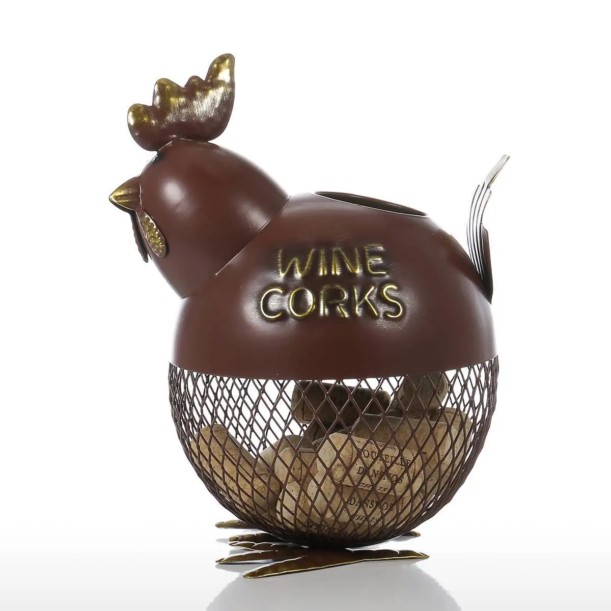 Fat Chicken Bottle Stopper Piggy Bank Iron Crafts Decoration Metal Decoration Sculpture Ornament Home Decoration Accessories
Fat Chicken Bottle Stopper Piggy Bank Iron Crafts Decoration Metal Decoration Sculpture Ornament Home Decoration Accessories