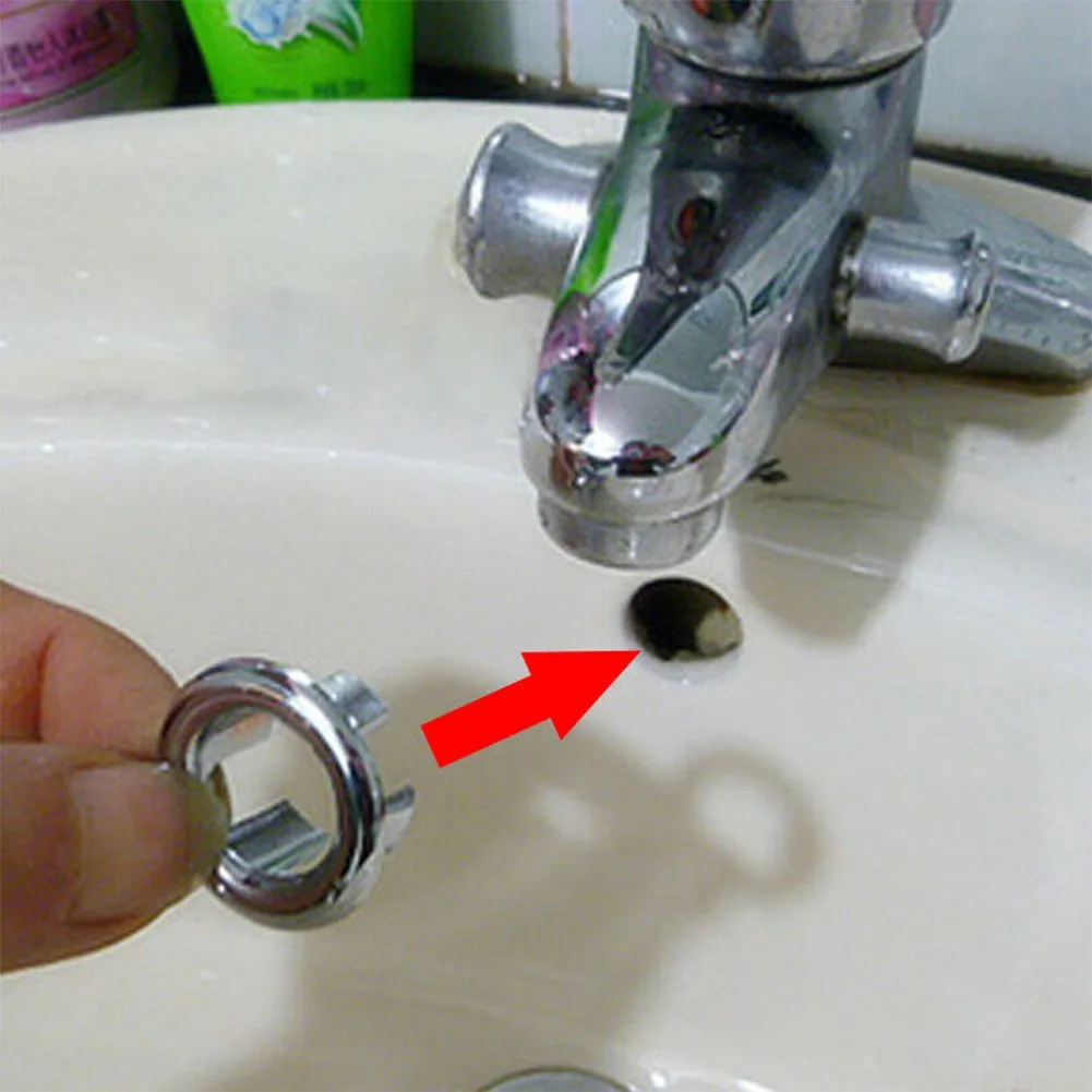2pcs Bathroom Basin Sink Overflow Ring Chrome Hole Washbasin Trim Cover Cap Inserts Round Drain Stopper Filter Home Decoration
2pcs Bathroom Basin Sink Overflow Ring Chrome Hole Washbasin Trim Cover Cap Inserts Round Drain Stopper Filter Home Decoration
