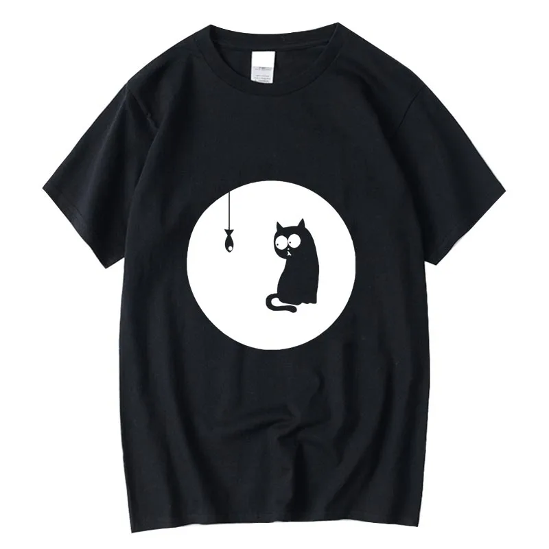Men's T-shirt High Quality 100% cotton funny cat print short sleeve loose t-shirt o-neck cool cat men t-shirt loose tee male top
Men's T-shirt High Quality 100% cotton funny cat print short sleeve loose t-shirt o-neck cool cat men t-shirt loose tee male top