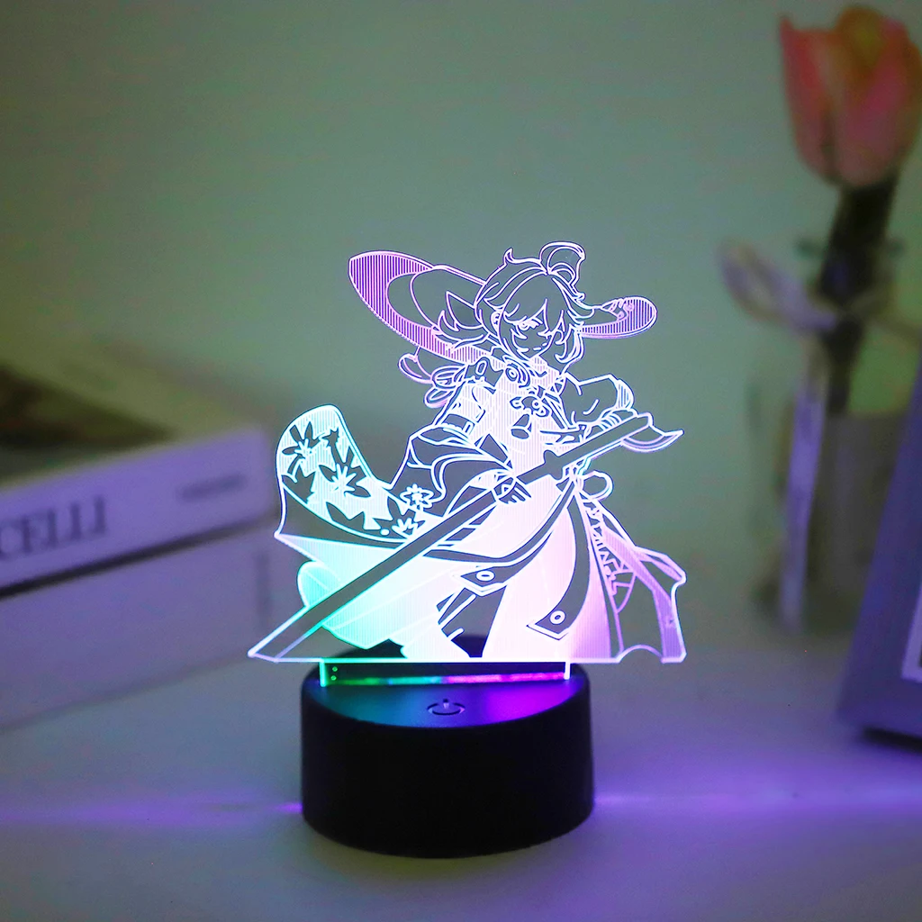 Game Genshin Impact 3D Led Night Light KAZUHA Acrylic Board Souvenir Two Tone Lamp Anime Bedroom Decor Kid Christmas Gift Klee
Game Genshin Impact 3D Led Night Light KAZUHA Acrylic Board Souvenir Two Tone Lamp Anime Bedroom Decor Kid Christmas Gift Klee