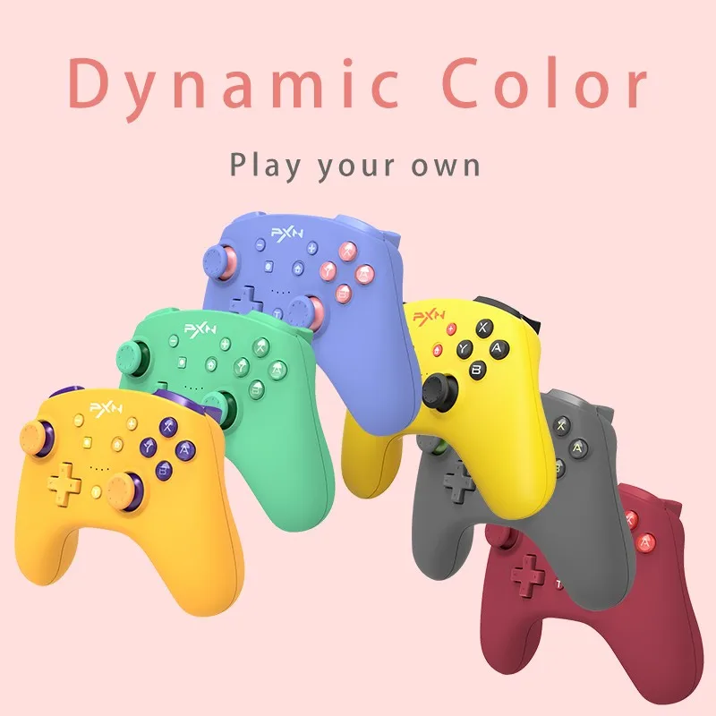 PXN Controller For Nintendo Switch Gamepad For PC Bluetooth-compatible For Switch Lite/PC USB Data Cable Remote NFC/Amibo Pink
PXN Controller For Nintendo Switch Gamepad For PC Bluetooth-compatible For Switch Lite/PC USB Data Cable Remote NFC/Amibo Pink