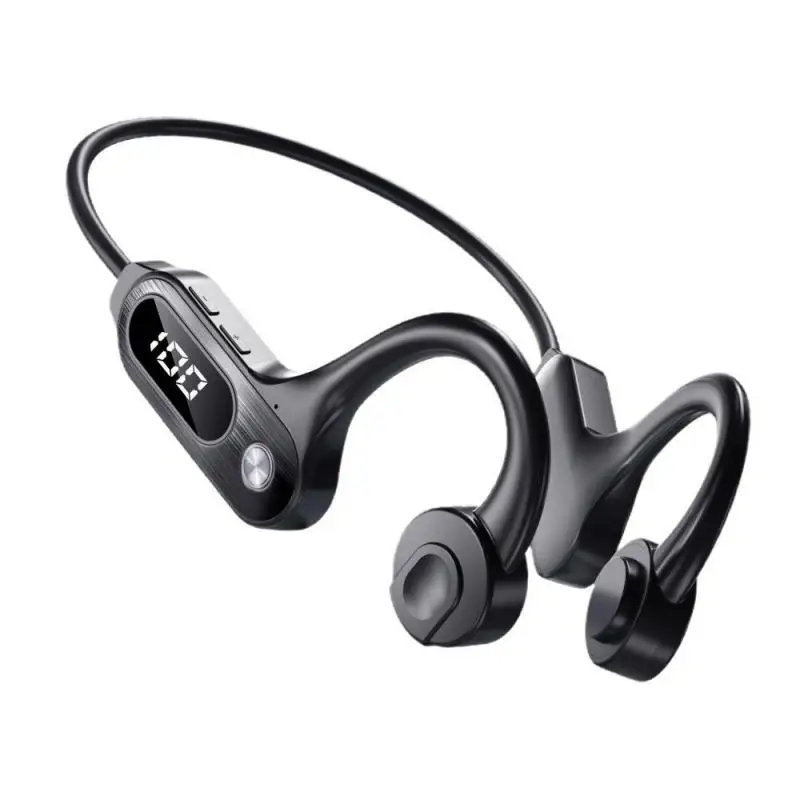 Led Display Bone Conduction Headphones Headset Support Tf Card Headphones With Mic Waterproof IPX5 Wireless Earphones
Led Display Bone Conduction Headphones Headset Support Tf Card Headphones With Mic Waterproof IPX5 Wireless Earphones
