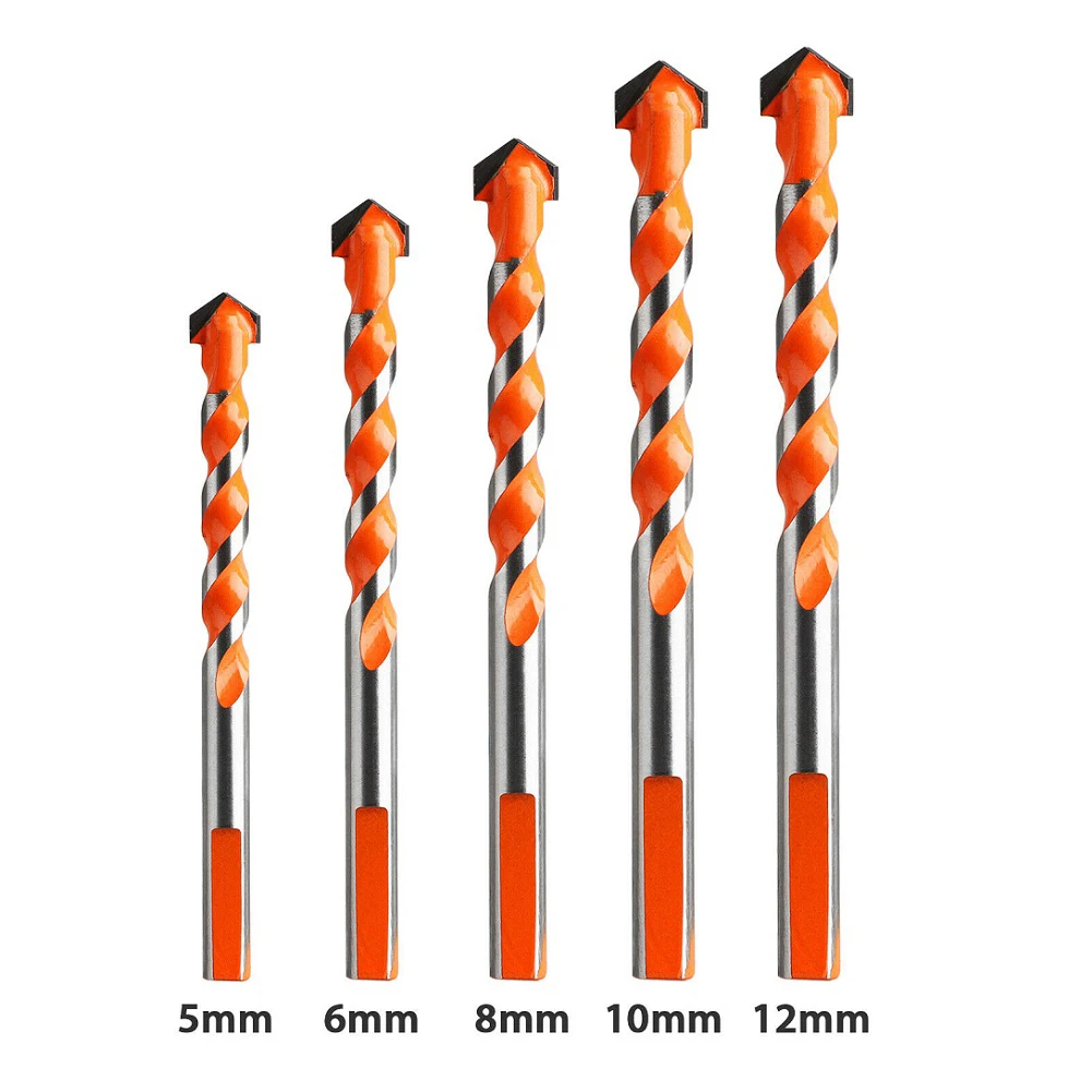 5pcs Drill Bit Set Carbide 2 Flute 5/6/8/10/12mm Ceramic Marble Hole Opener Multifunctional For Drlling Drywall Bricks Tiles
5pcs Drill Bit Set Carbide 2 Flute 5/6/8/10/12mm Ceramic Marble Hole Opener Multifunctional For Drlling Drywall Bricks Tiles
