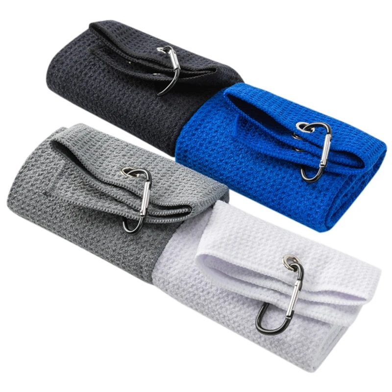 4 Pcs Tri-Fold Golf Towel Sports Towel With Loop Clip Sweat-Absorbent Towel For Hanging On Golf Club Bag(40X60cm)
4 Pcs Tri-Fold Golf Towel Sports Towel With Loop Clip Sweat-Absorbent Towel For Hanging On Golf Club Bag(40X60cm)