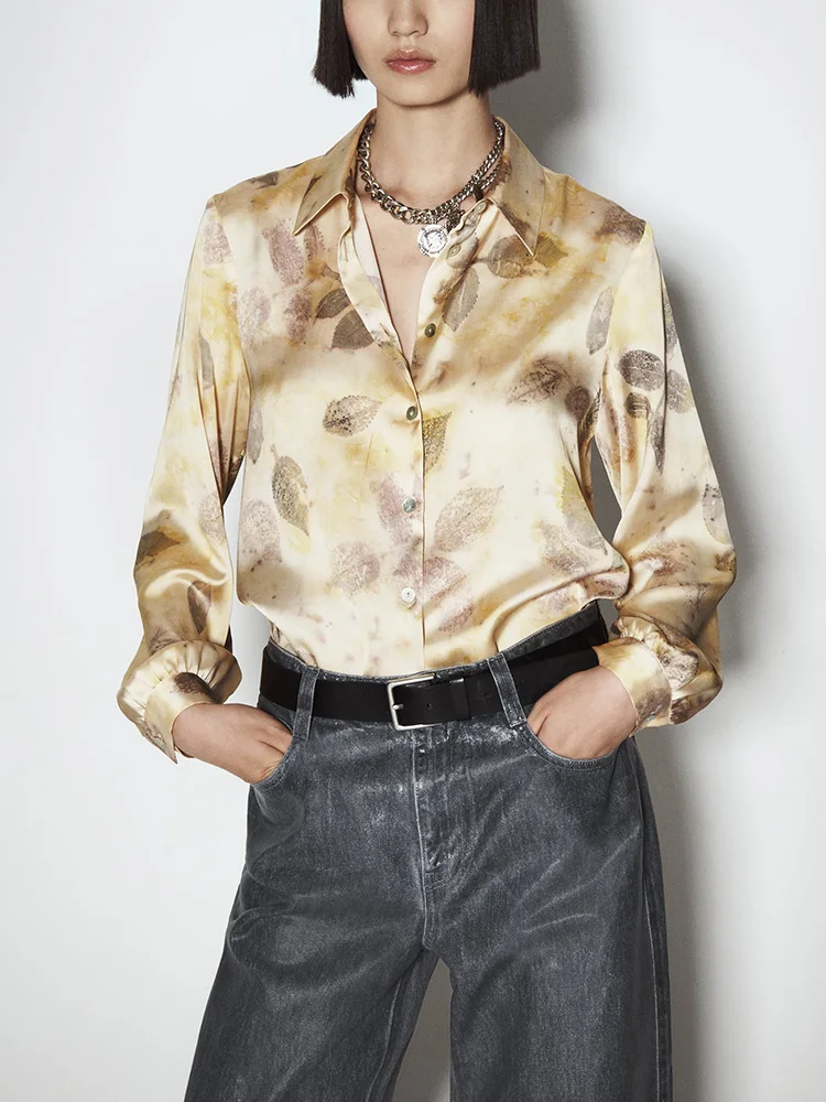 Shirts For Women Fashion Clothes 2023 Autumn Elegant Vintage Print Shirt Lapel Collar Button Up Satin Shirt Long Sleeve Top
Shirts For Women Fashion Clothes 2023 Autumn Elegant Vintage Print Shirt Lapel Collar Button Up Satin Shirt Long Sleeve Top