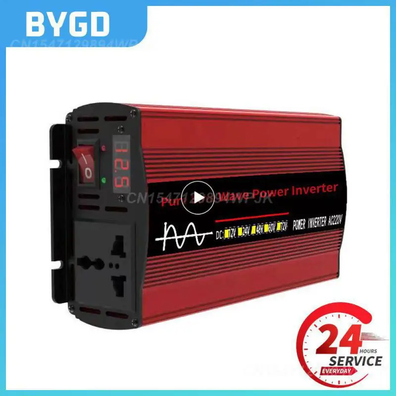 Pure Sine Wave Inverter 3000W/5000W/8000W Car Inverters DC12V To AC220V Voltage Converter Solar Power Inverters Car Electronics
Pure Sine Wave Inverter 3000W/5000W/8000W Car Inverters DC12V To AC220V Voltage Converter Solar Power Inverters Car Electronics