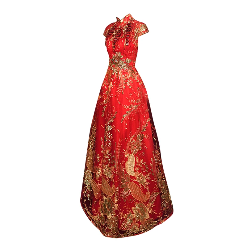 Индивидуальный размер выпускного интерьера стандартное китайское платье вечернее платье Красный чонсам
Индивидуальный размер выпускного интерьера стандартное китайское платье вечернее платье Красный чонсам