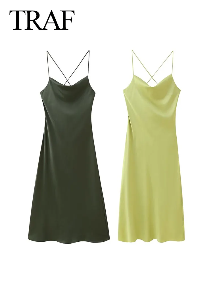 TRAF Female Beach Style Long Dresses 2 Color Later Back Hollow Out Lace-Up Sleeveless Summer Sexy Dresses Woman 2023 Trendy
TRAF Female Beach Style Long Dresses 2 Color Later Back Hollow Out Lace-Up Sleeveless Summer Sexy Dresses Woman 2023 Trendy
