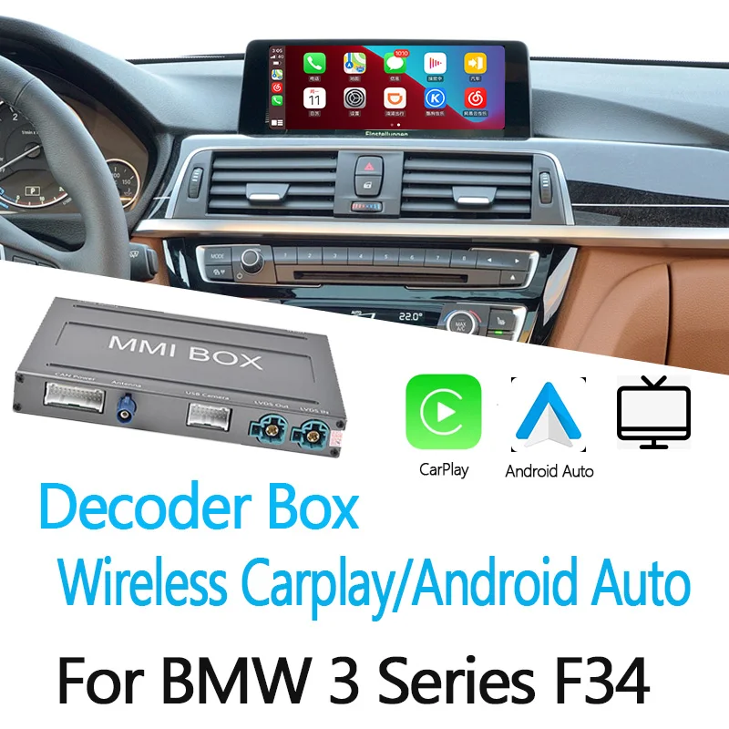 Адаптер для BMW 3 серии F34 2013 ~ 2015 беспроводной проводной CarPlay Android Авто Carlife Mirror link декодер Youtube
Адаптер для BMW 3 серии F34 2013 ~ 2015 беспроводной проводной CarPlay Android Авто Carlife Mirror link декодер Youtube
