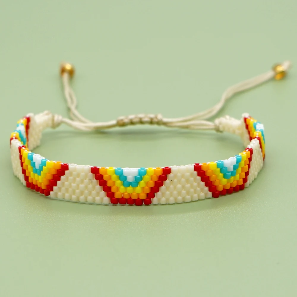 Go2BoHo Rainbow Bracelet 2022 Summer Beach Fashion Jewerly Miyuki Seed Bead Geometric Woven Boho Bracelets for Women Jewellery
Go2BoHo Rainbow Bracelet 2022 Summer Beach Fashion Jewerly Miyuki Seed Bead Geometric Woven Boho Bracelets for Women Jewellery