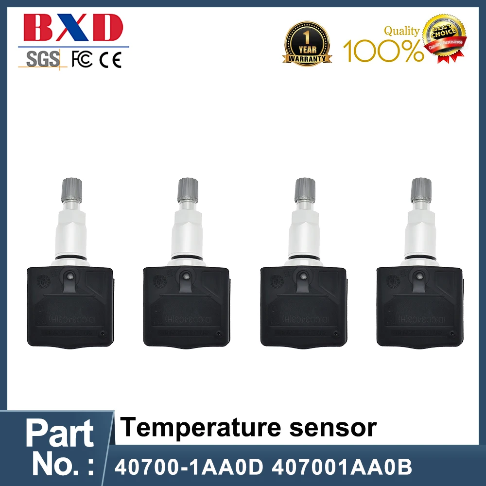 1/4pcs TPMS Sensor Tire Pressure Sensor 40700-1AA0D 407001AA0B For Nissan Titan Murano Maxima Armada Frontier Altima Cube
1/4pcs TPMS Sensor Tire Pressure Sensor 40700-1AA0D 407001AA0B For Nissan Titan Murano Maxima Armada Frontier Altima Cube