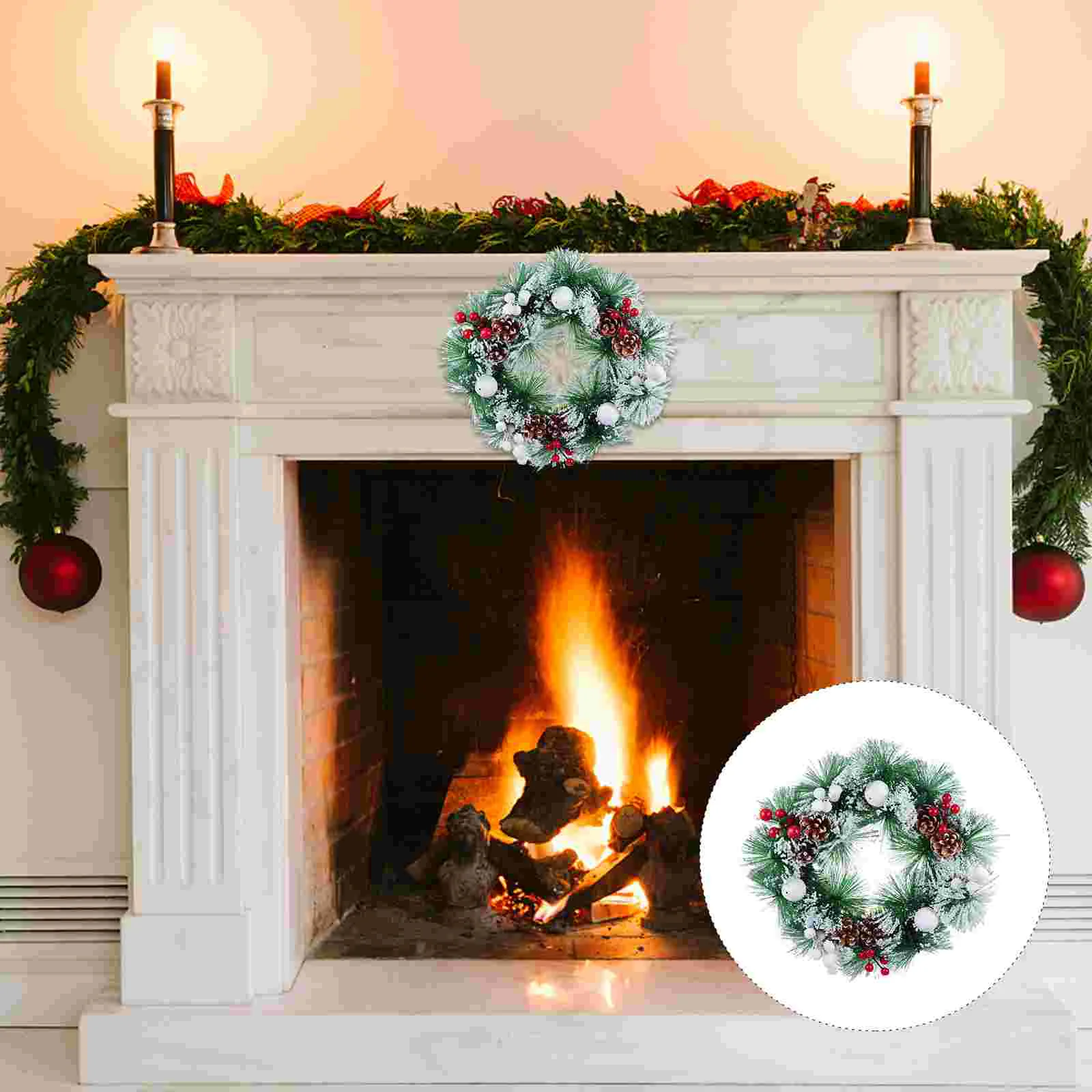 1pc Xmas Wall Hanging Garland Front Door Wreath Christmas Door Ornament Christmas Garland Xmas Farmhouse Wreath
1pc Xmas Wall Hanging Garland Front Door Wreath Christmas Door Ornament Christmas Garland Xmas Farmhouse Wreath