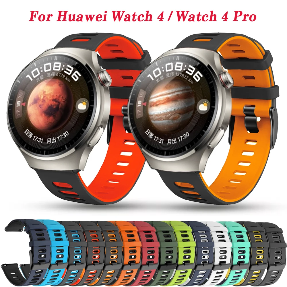 22mm Watchband Strap For Huawei Watch4 4 Pro/3 Pro new Smartwatch Silicone Bracelet Huawei Watch GT 2 GT3 46mm/GT2 Pro Wristband
22mm Watchband Strap For Huawei Watch4 4 Pro/3 Pro new Smartwatch Silicone Bracelet Huawei Watch GT 2 GT3 46mm/GT2 Pro Wristband