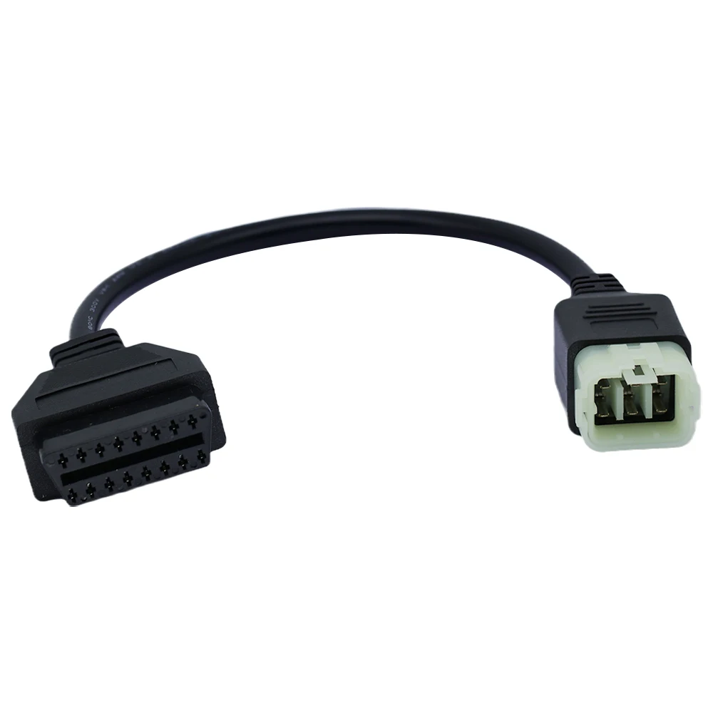 Адаптер Obd2 для мотоцикла Royal Enfield, 6-контактный на 16-контактный OBD-кабель, подходит для Interceptor 650cc/Continental GT 650cc/535cc CAN-шины 
Адаптер Obd2 для мотоцикла Royal Enfield, 6-контактный на 16-контактный OBD-кабель, подходит для Interceptor 650cc/Continental GT 650cc/535cc CAN-шины