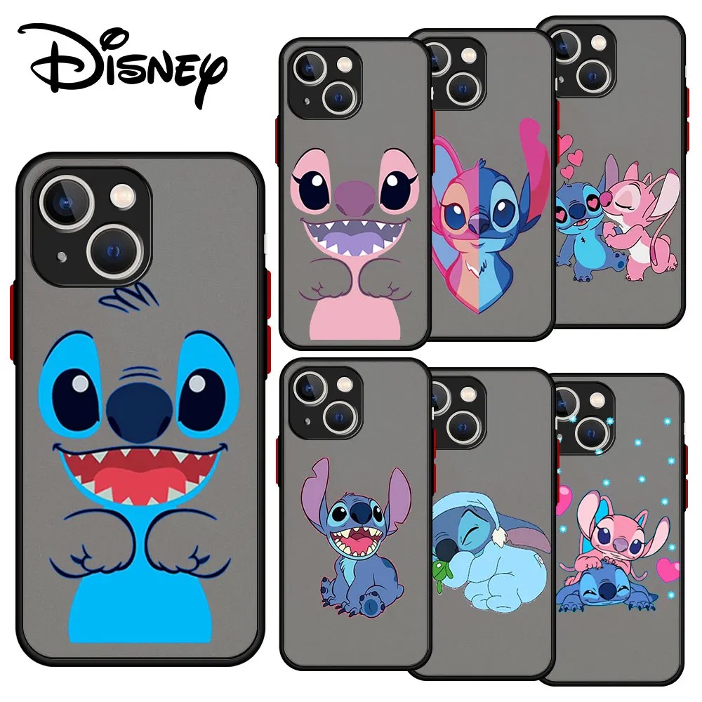 Disney Cartoon Love Pink Angel and Blue Many Stitch Matte Case For App iPhone 13 12 11 Pro Max 13 12 Mini Clear Hard PC Cover
Disney Cartoon Love Pink Angel and Blue Many Stitch Matte Case For App iPhone 13 12 11 Pro Max 13 12 Mini Clear Hard PC Cover