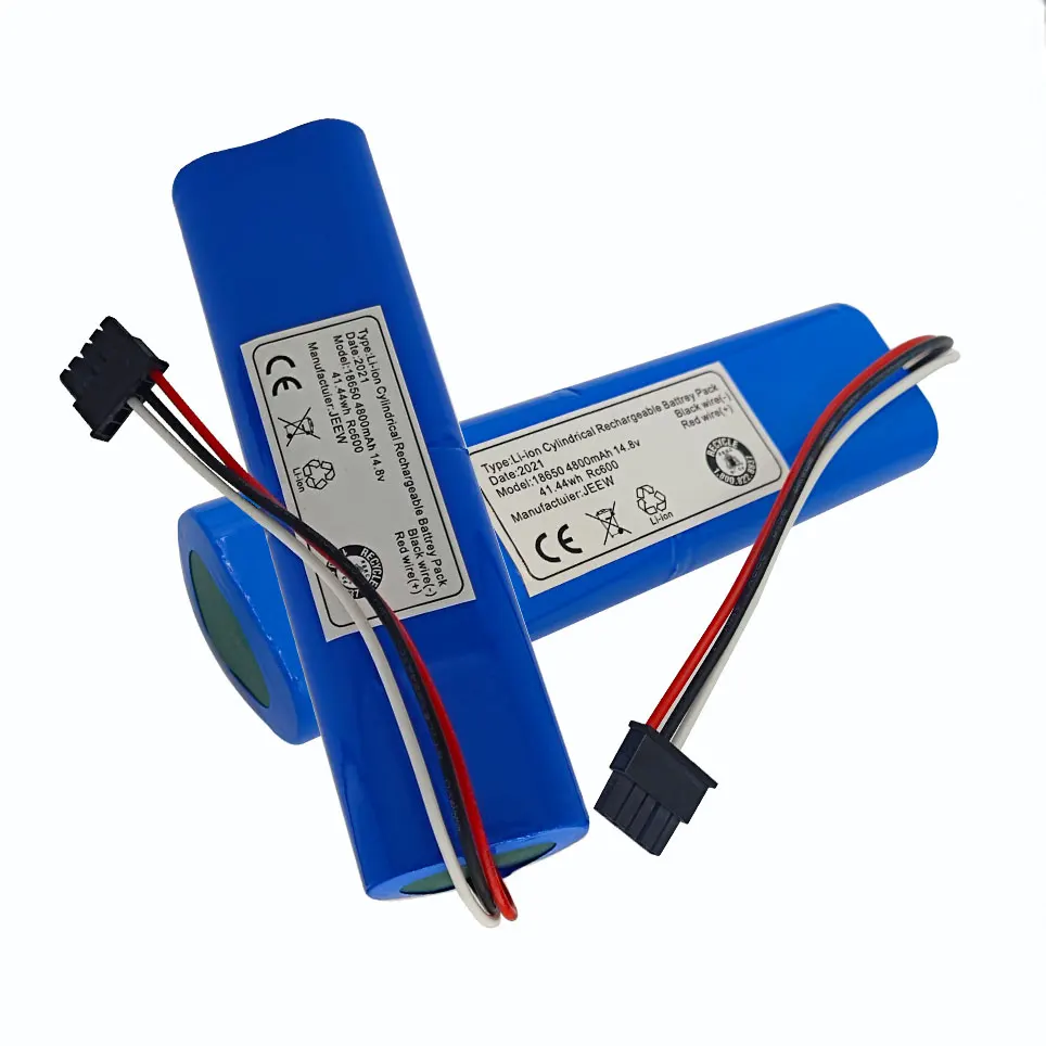 Xiaomi New Lithium 14.8V 4800mAh Battery 14.8V-16.8V 4S1P 18650 4800mAh with PCB18650 with lead wires 
Xiaomi New Lithium 14.8V 4800mAh Battery 14.8V-16.8V 4S1P 18650 4800mAh with PCB18650 with lead wires