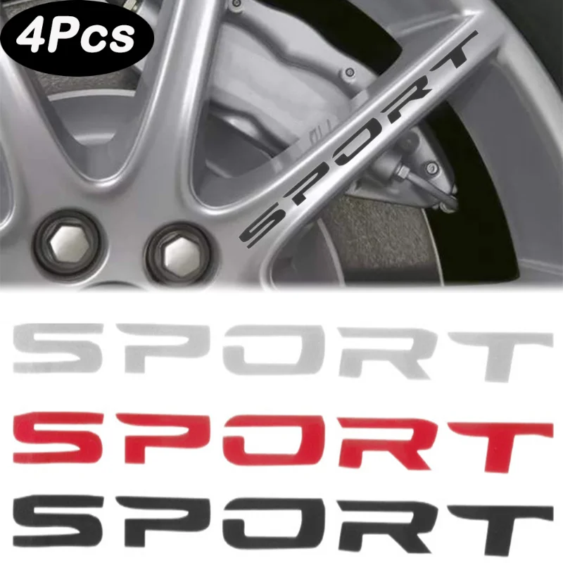 4Pcs Car Hub Stickers Styling SPORT Sports Stickers Car Sport Racing DIY Stripes Decorative Exterior Accessories Black/White/Red
4Pcs Car Hub Stickers Styling SPORT Sports Stickers Car Sport Racing DIY Stripes Decorative Exterior Accessories Black/White/Red