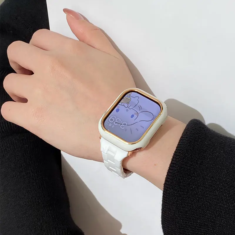 Resin Strap For Apple Watch Band 4145 38 42 44 40mm bracelet apple watch ultra wide bandserie 8 7 Belt Smart Watch Band Accessor
Resin Strap For Apple Watch Band 4145 38 42 44 40mm bracelet apple watch ultra wide bandserie 8 7 Belt Smart Watch Band Accessor