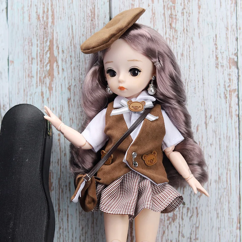 12inch Fashion Baby Doll Set 1/6 Bjd Fat with Clothes 30cm Princess Outfit Change Toy Girls Play House Accessories
12inch Fashion Baby Doll Set 1/6 Bjd Fat with Clothes 30cm Princess Outfit Change Toy Girls Play House Accessories